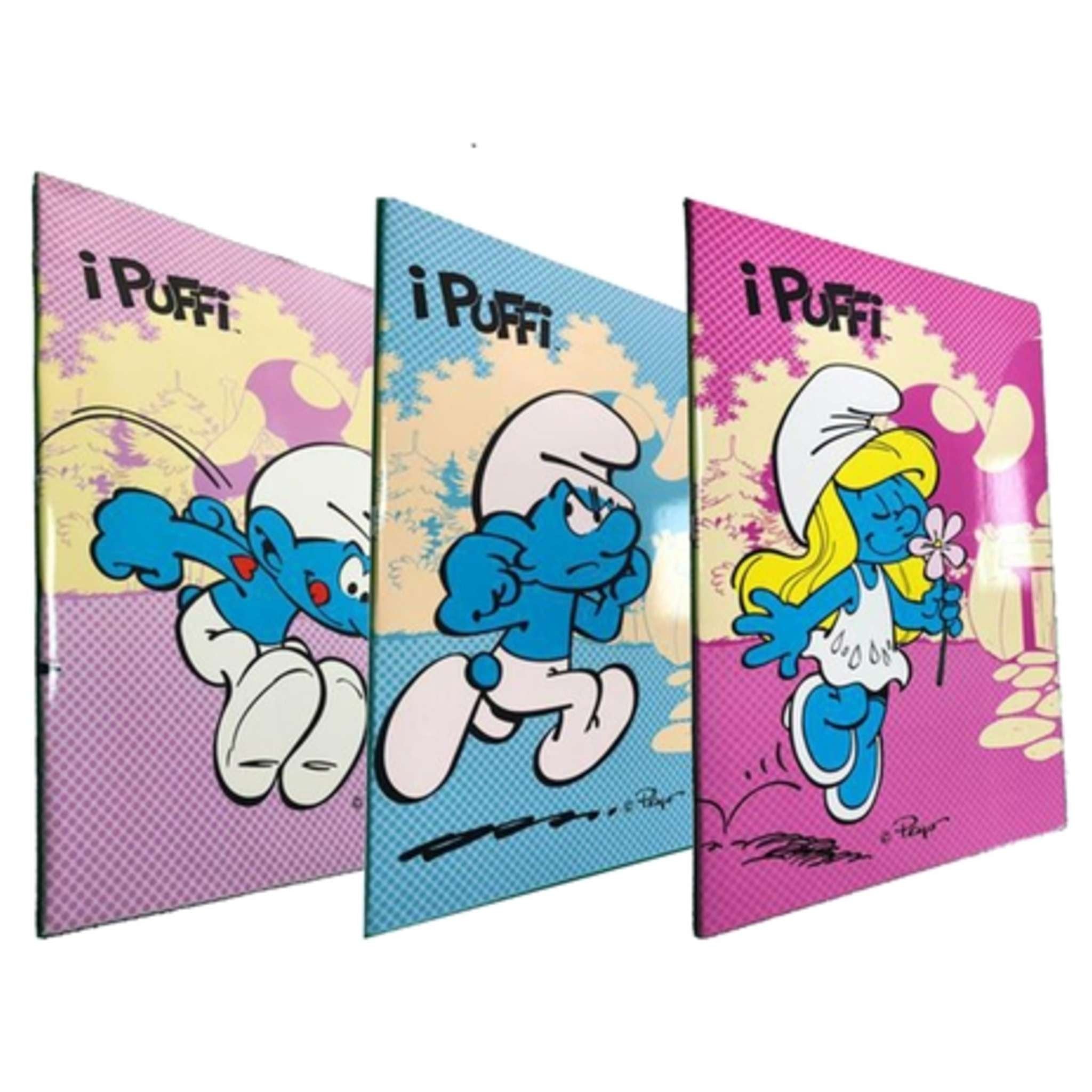 Maxi Quaderni 20+1Ff.80Gr. Rigatura B Puffi X12