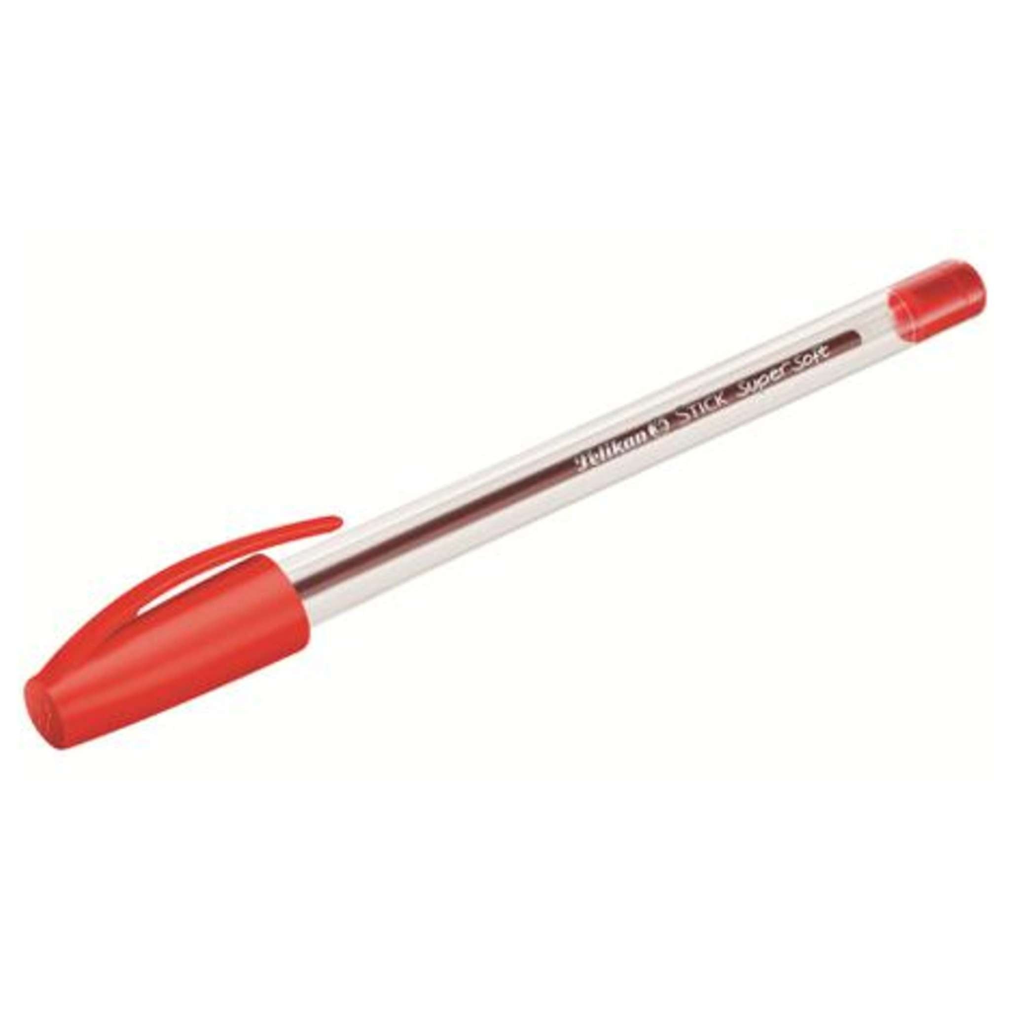 Confezione 50 Penne a Sfera Stick Super Soft Rosse