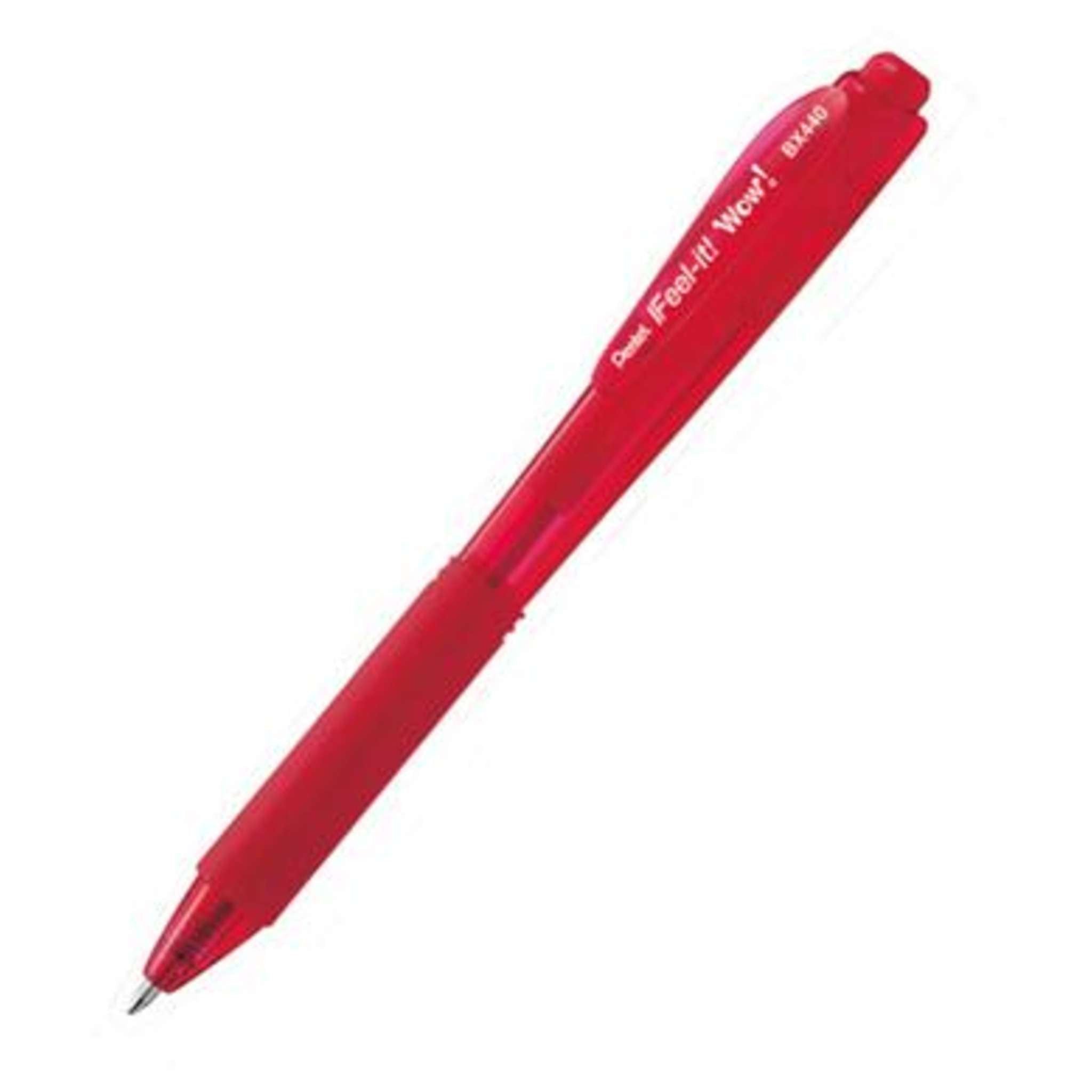 Confezione 12 Penne a Sfera Wow Feel 1,0mm Rosso