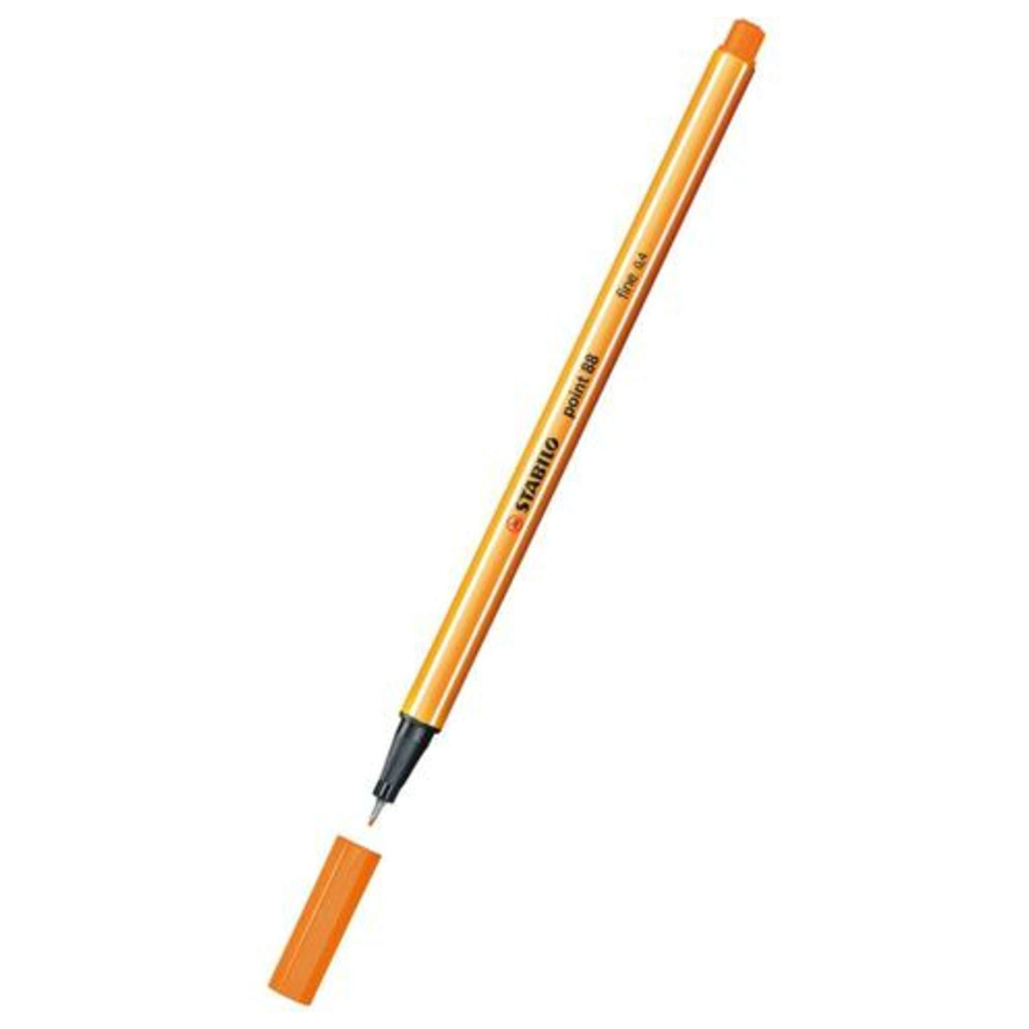 confezione 10Pz Fineliner Point 88 Aranc neon