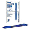 Confezione 12roller Energel x Click 1mm blu