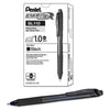 Confezione 12roller Energel x Click 1mm ner