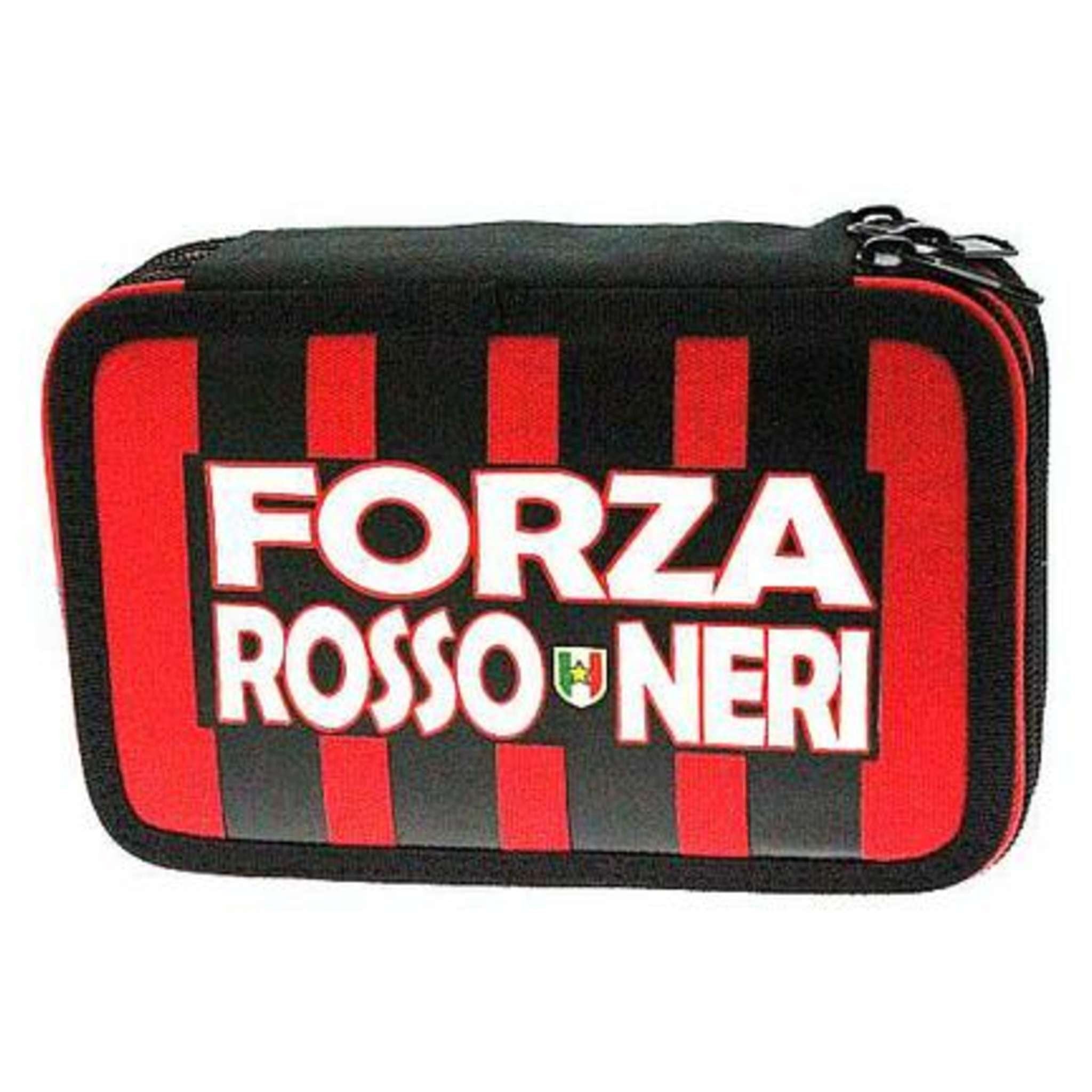 Astuccio 3 Zip Forza Rosso Neri X1