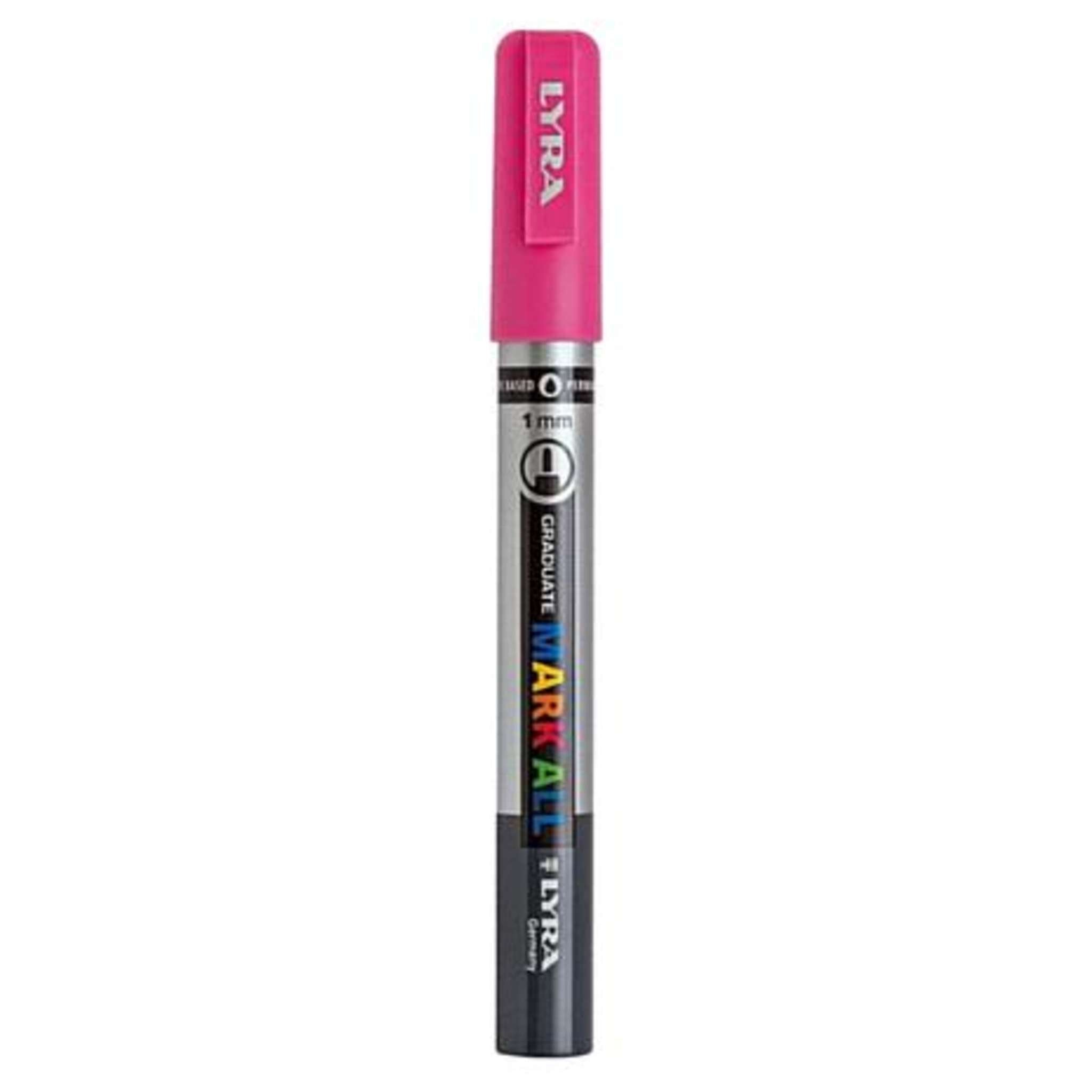 Lyra Mark All Punta Fine 1Mm. Rosa X6