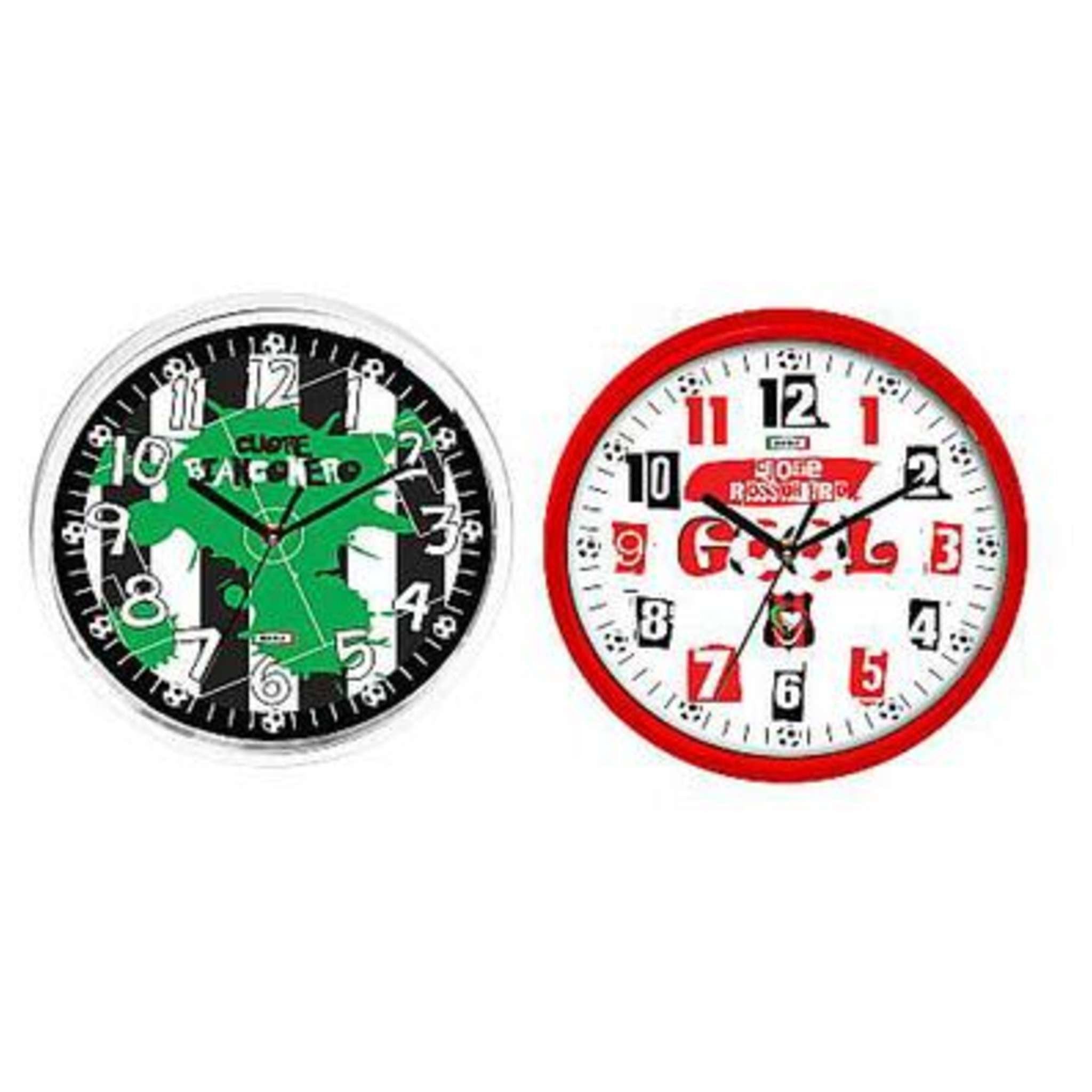 Orologio Parete Cuore Rossonero Xm-035 X1