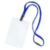 Confezione 50 Portabadge 105x148mm con Cordoncino