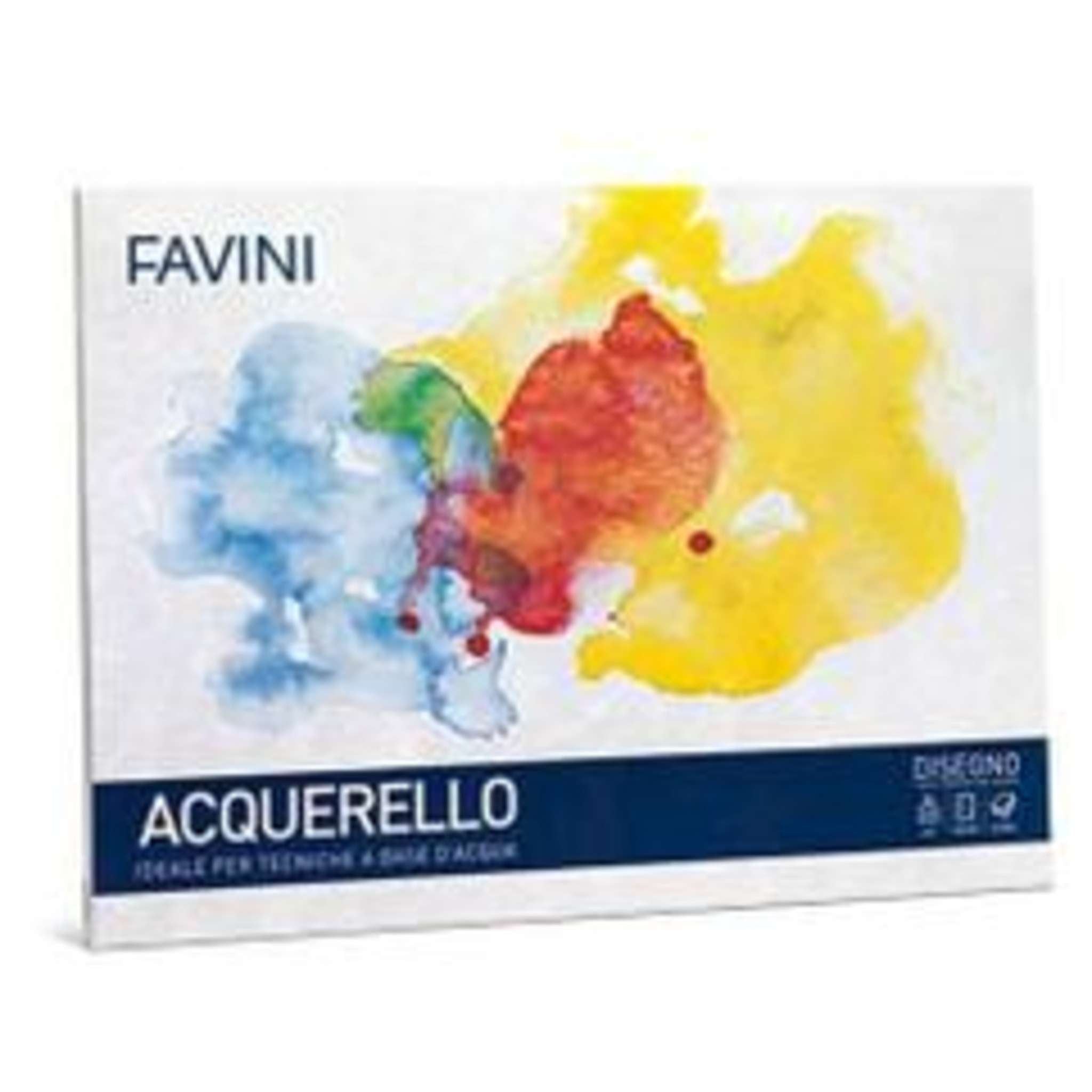 Blocco Disegno Acquerello 10Ff. 25X35 X1