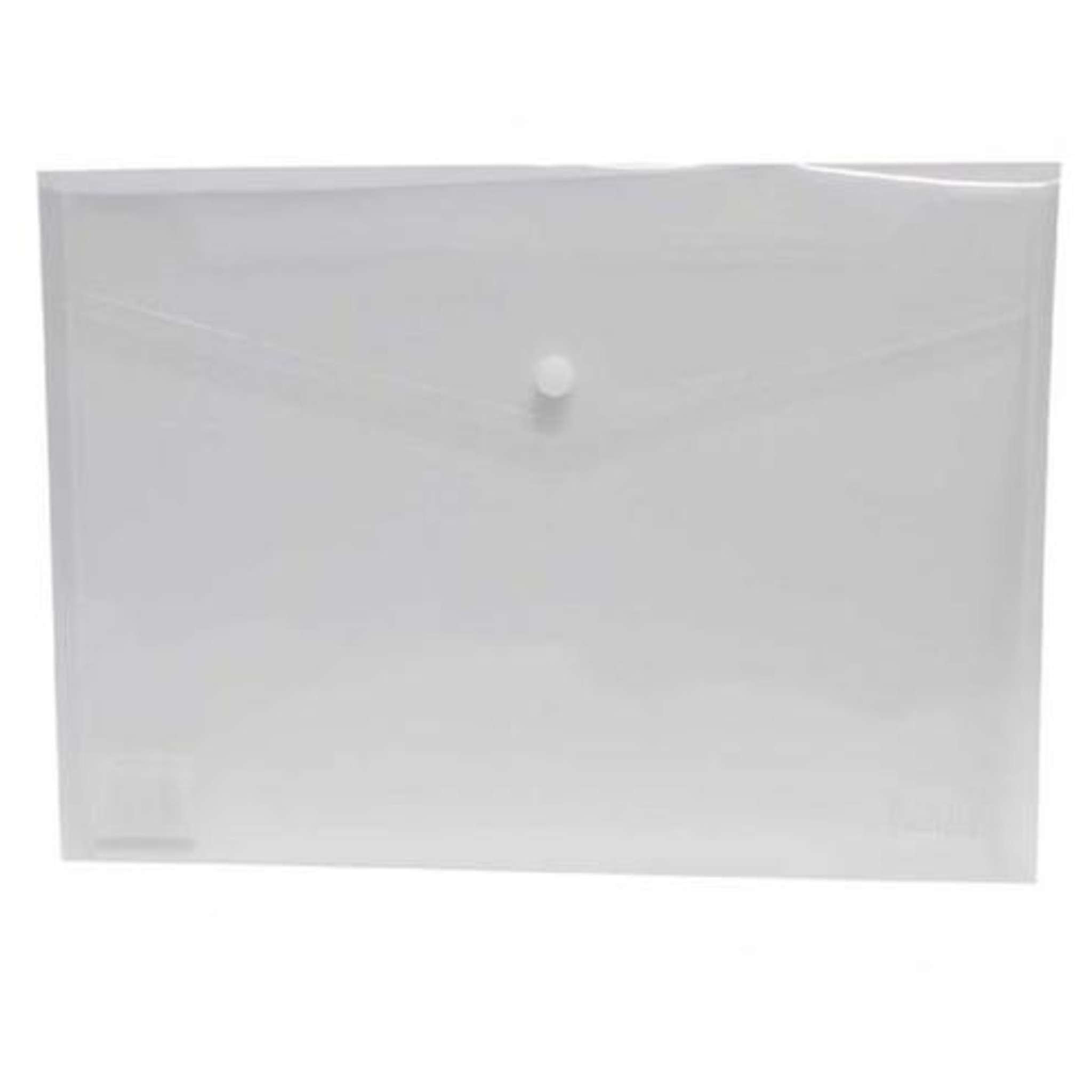 Busta A4 In Ppl Con Bottone Neutra X5