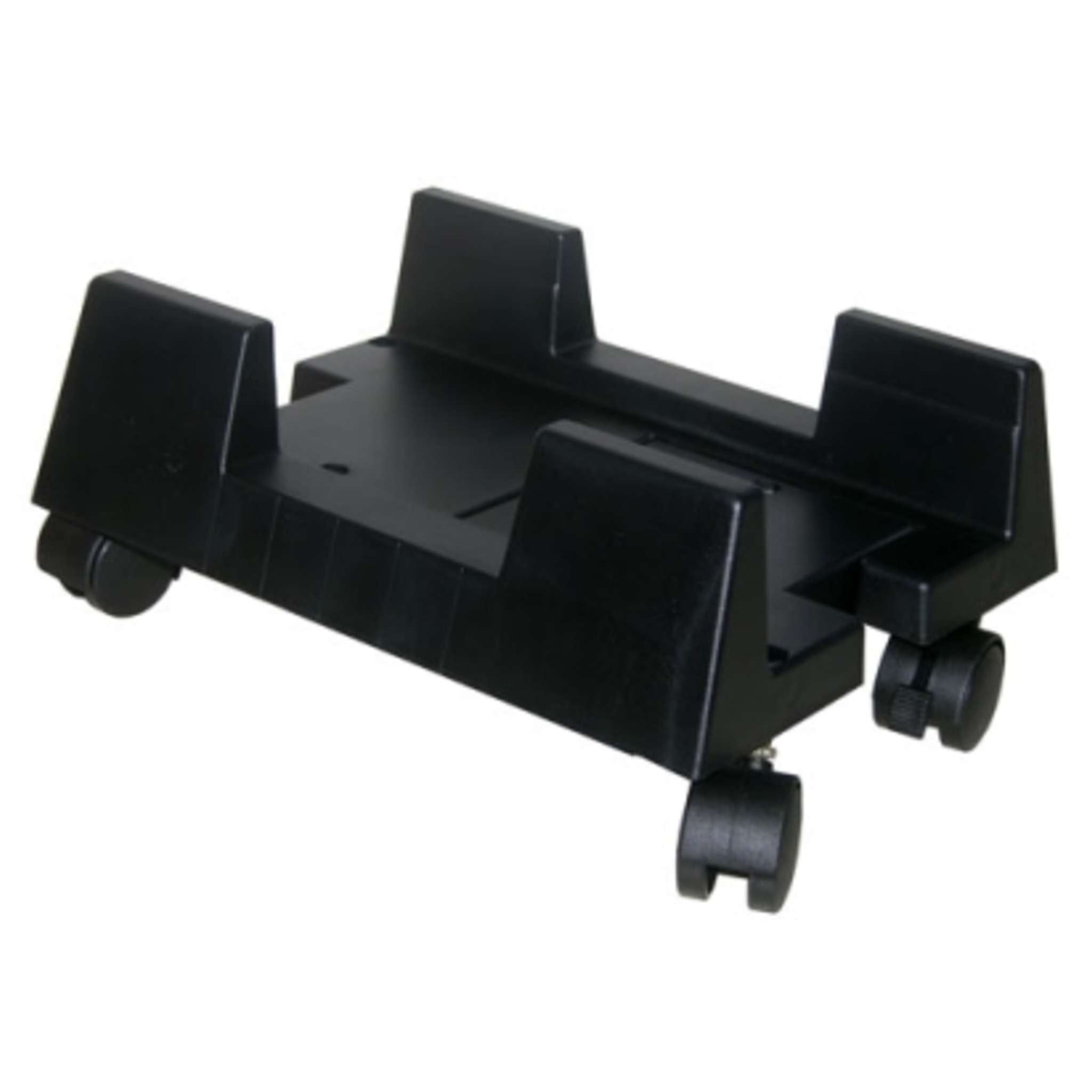 supporto computer verticale con ruote colore nero