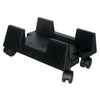 supporto computer verticale con ruote colore nero
