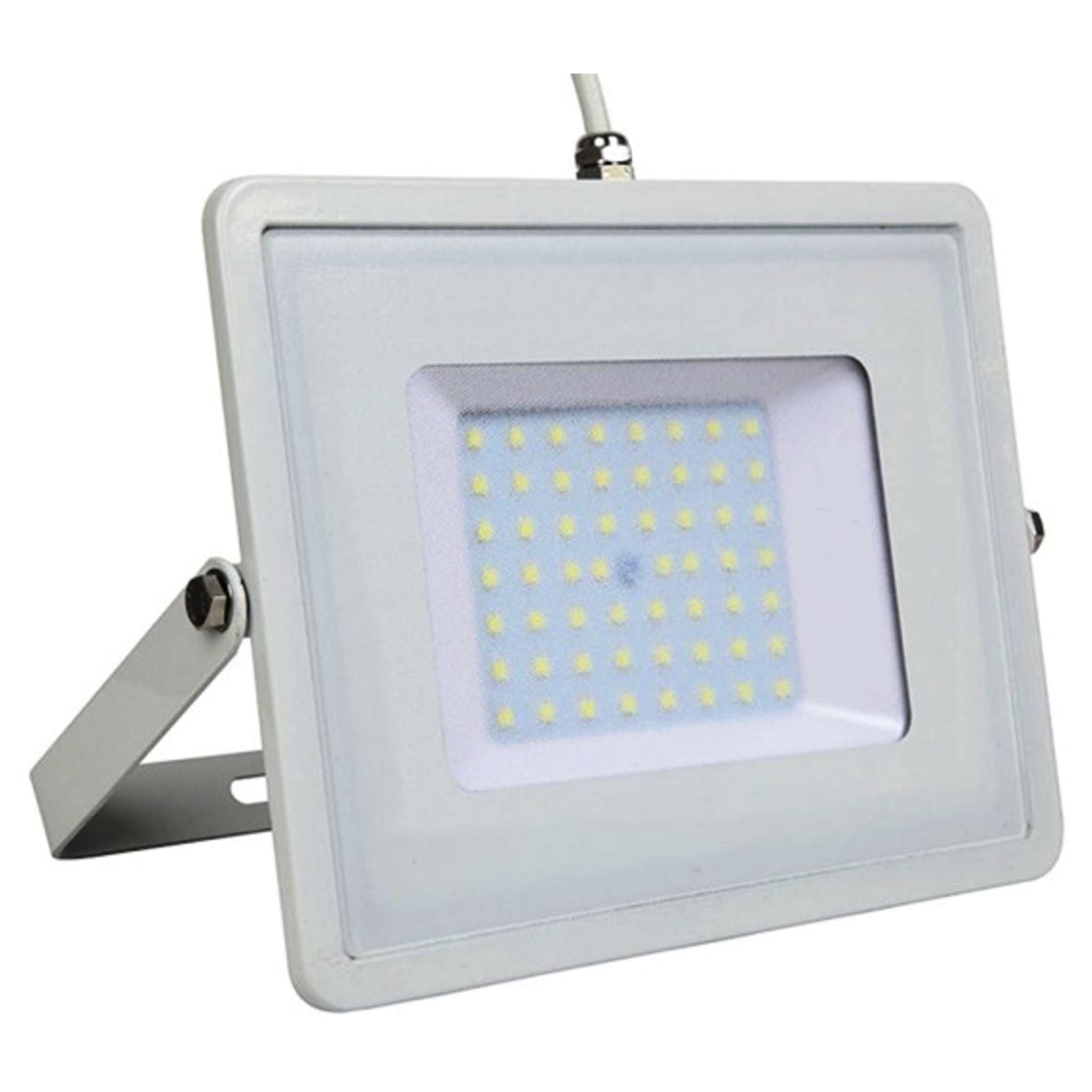 Lampada Led Faro 50W Proiettore Smd Samsung Chip Corpo Bianco 6500K (21411)