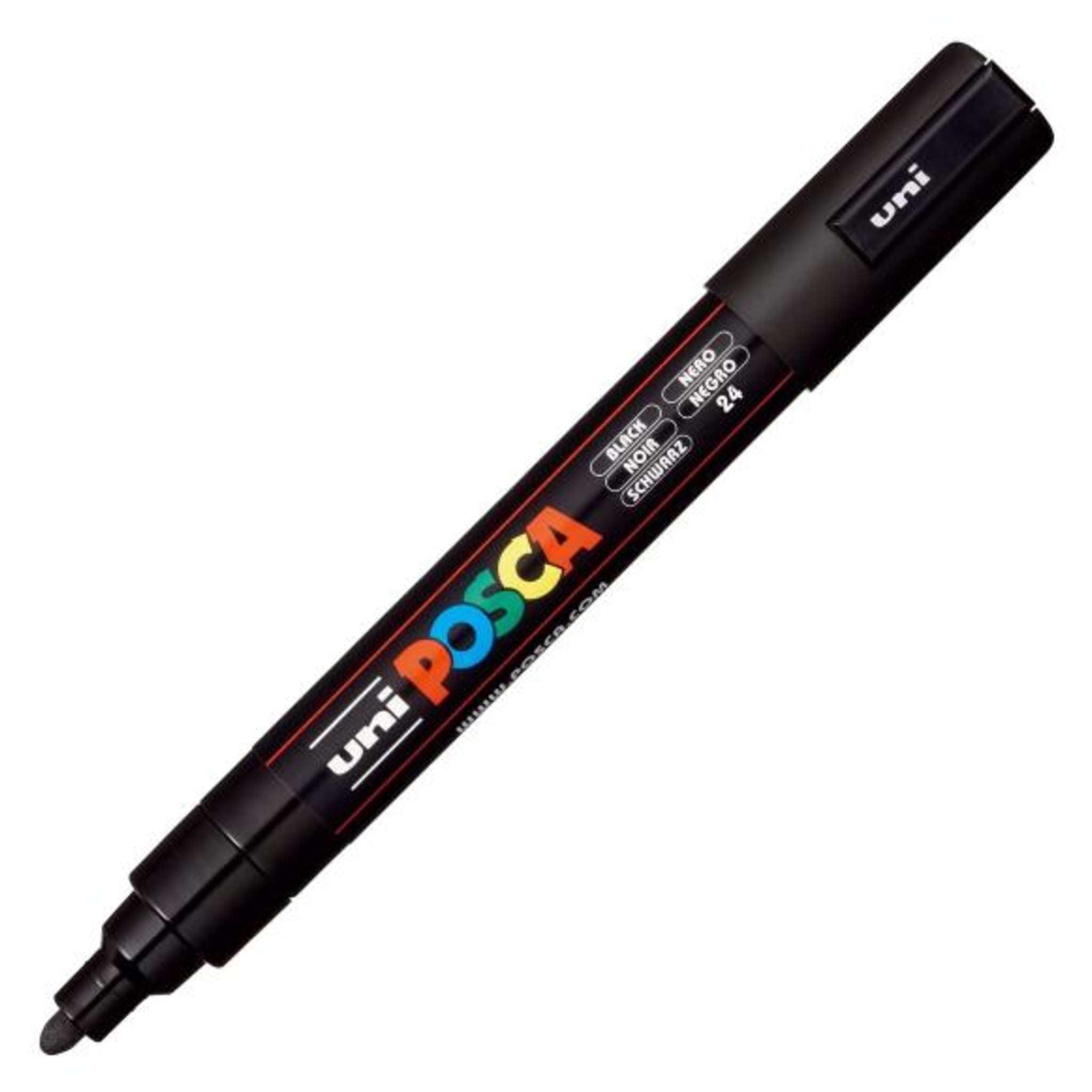 Pennarello Marcatore Posca Medio Nero Pm-5 Conf. 6Pz