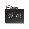 Armadio Rack Kit 2 Ventole Soffitto Armadi 22/24U Prof. 600Mm Nero