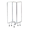 Paravento a 3 Ante con Ruote - Senza Tende - 1 Pz.