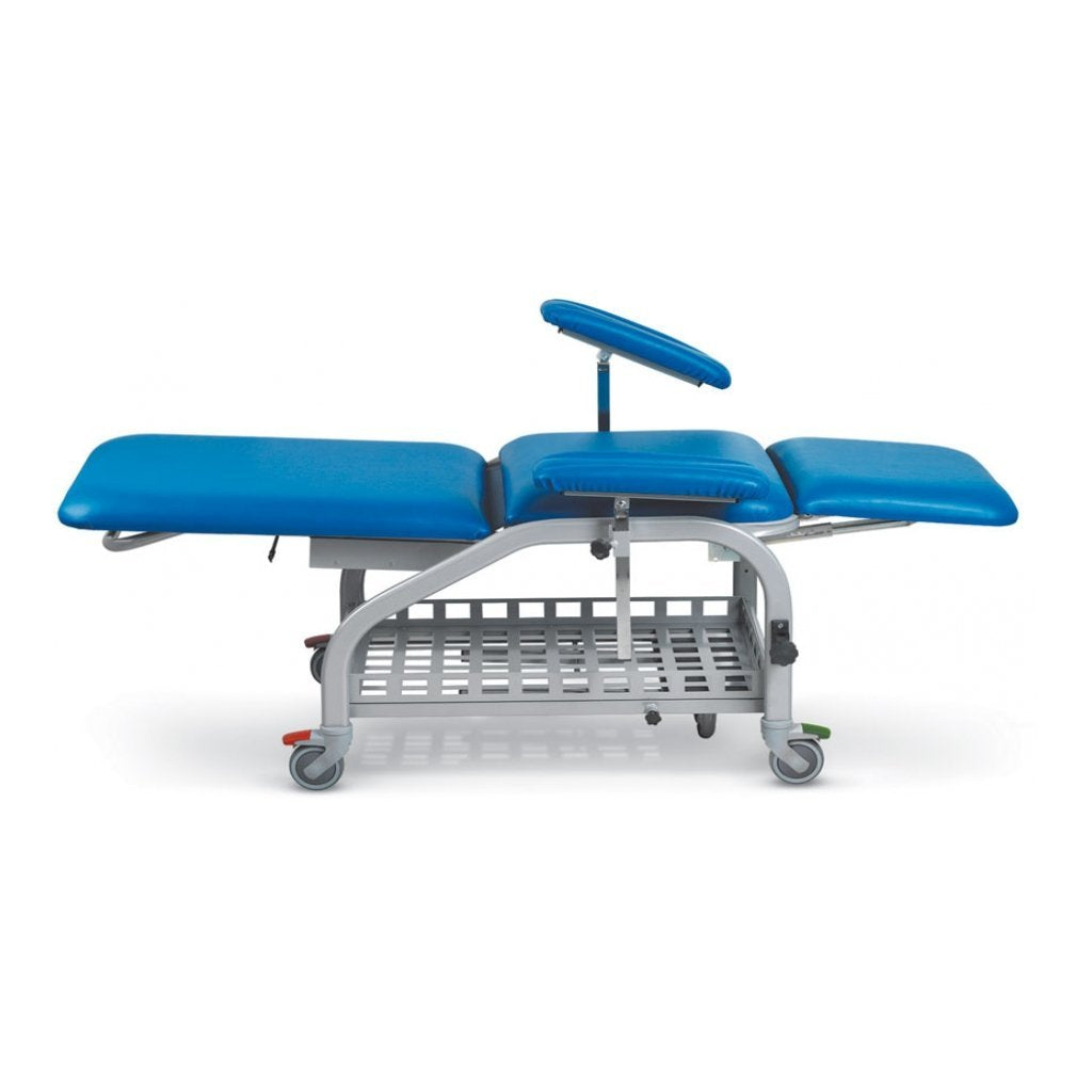 Poltrona Donatori con Ruote - Blu - 1 Pz.