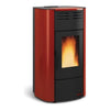 Stufa a Pallet Idro 2.0 19 KW 545 m3 Serbatoio 35 kg - Bordeaux 1280303 Raffaella