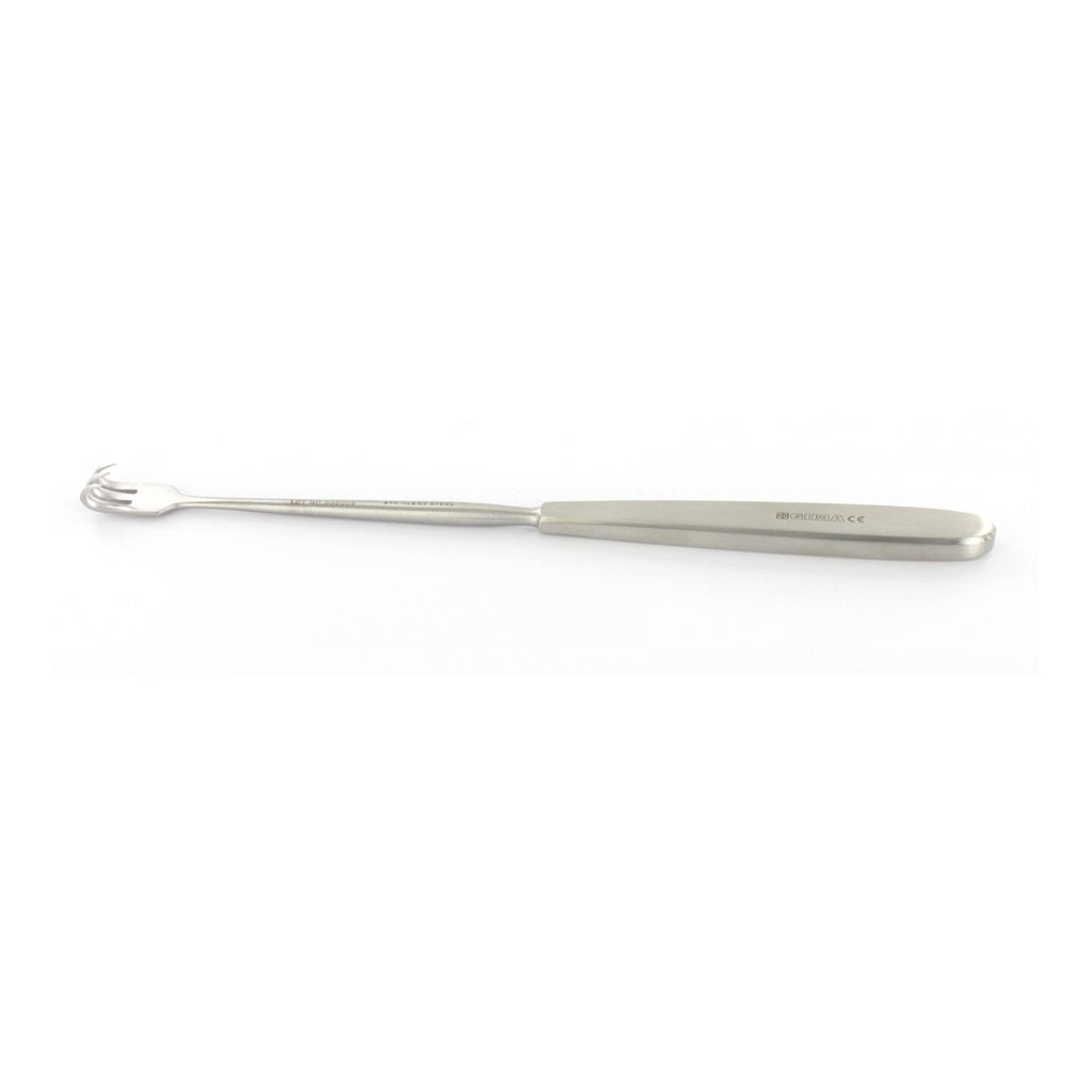 Retrattore Volkman 3 Denti Appuntiti - 22 cm - 1 Pz.