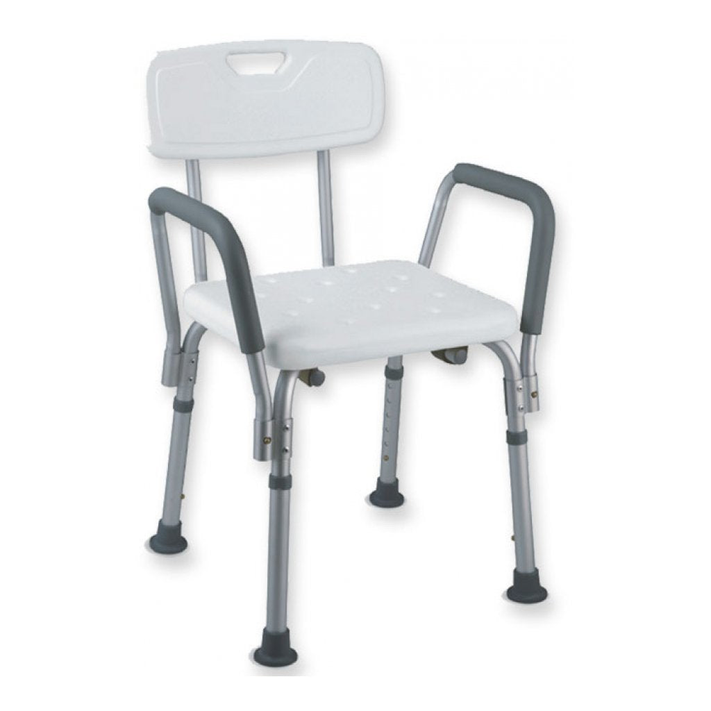 Sedia da Doccia - con Braccioli - Portata 100 Kg - 1 Pz.