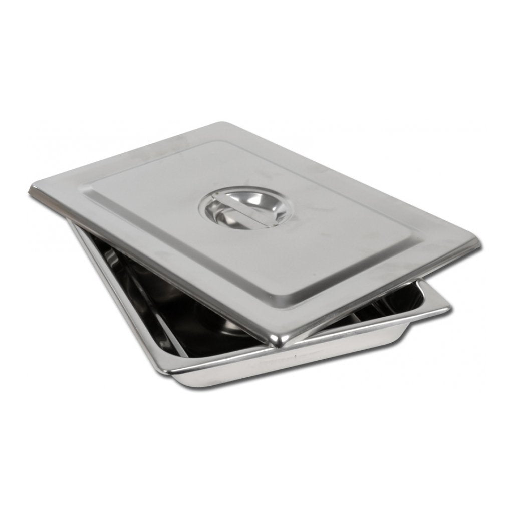 Vassoio+Coperchio Inox 355X254X50 mm - 1 Pz.