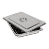 Vassoio+Coperchio Inox 355X254X50 mm - 1 Pz.