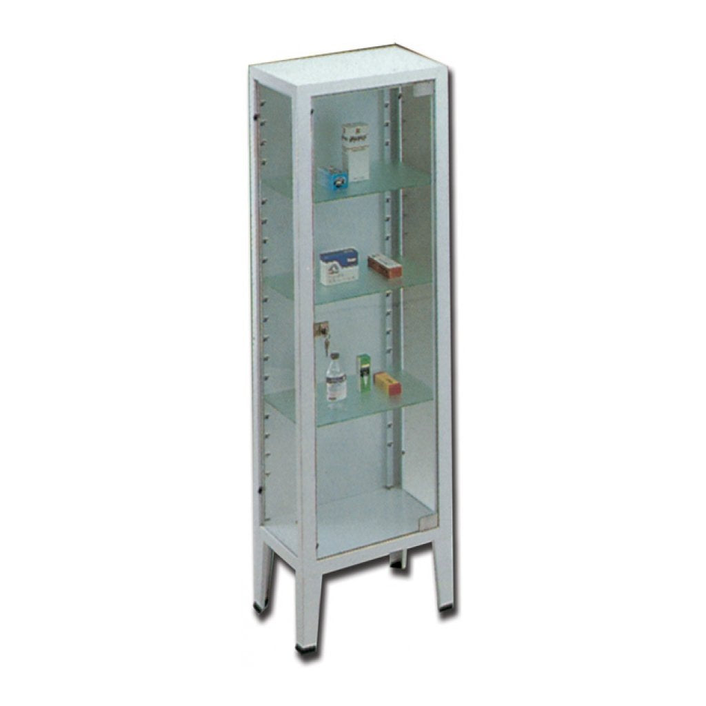 Vetrina 1 Anta - 3 Ripiani - Vetro Temperato - 1 Pz.