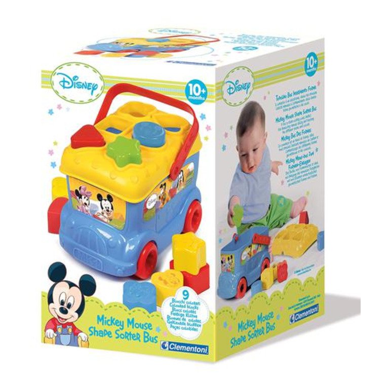 Topolino Bus Inserimento Forme - Stimola le capacità manuali - gioco per bambini