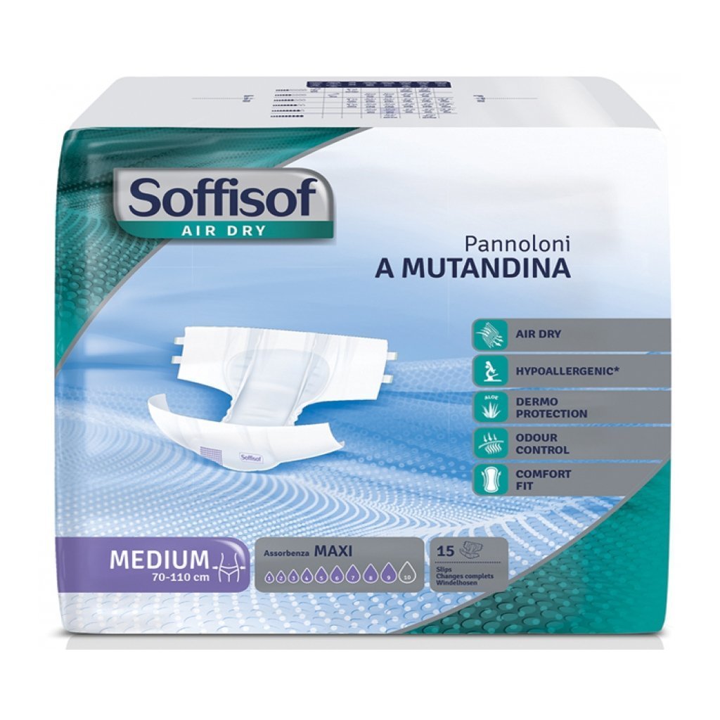 Pannoloni Soffisoft Air Dry - Incontinenza Forte - Conf. 60 Pz.