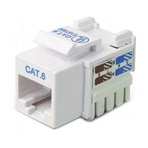 Frutto Keystone Jack Rj45 Utp Cat.6 Bianco (Nw-Ku6I-Wh)