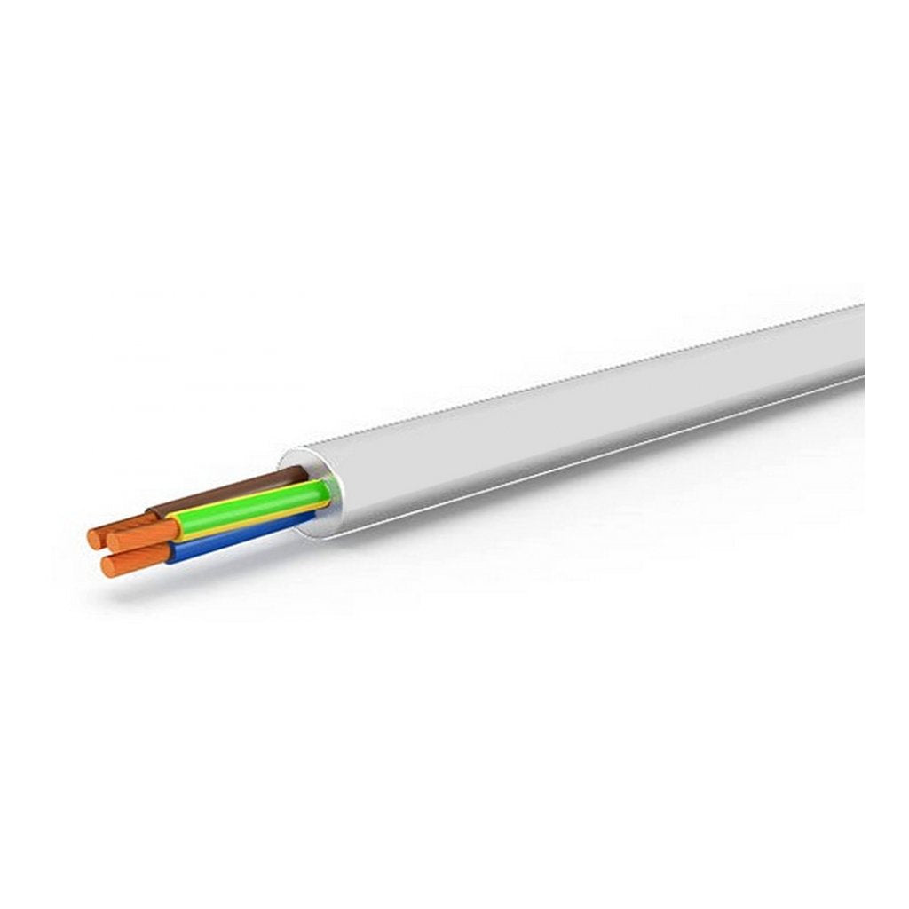Cavo Multipolare Flessibile H05Vv-F Rt. 100 mt. Sezione 2X0,75 Col. Bianco