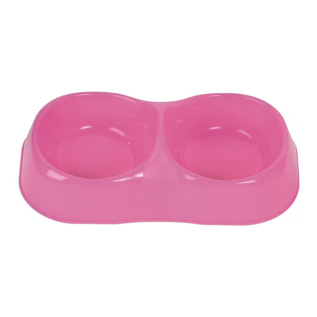 Ciotola Doppia per Cani e Gatti Maya Double Mis. M - cm. 26X15X8 H