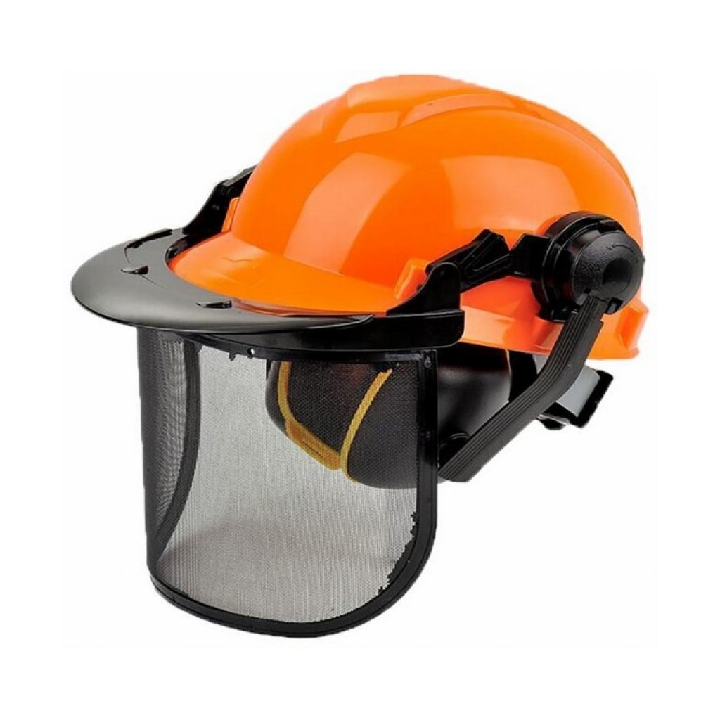 Elmetto di Protezione con Visiera + Cuffie