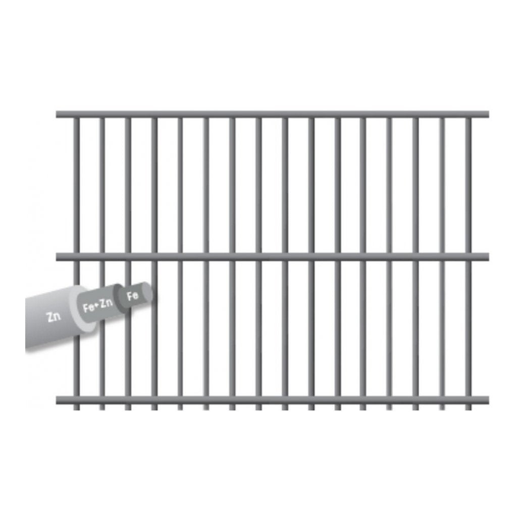 Rete per Recinzioni Elet/Zinc First Fondogabbie Maglia mm.75X13 H cm.76