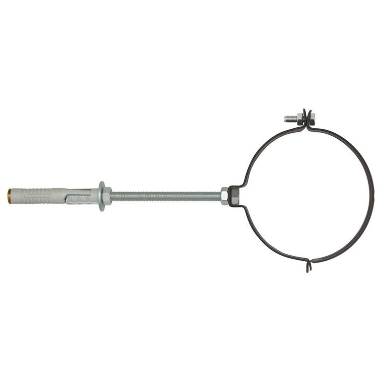 Collare per Tubi Stufe a Pellet - Colore Nero - Ø8 cm