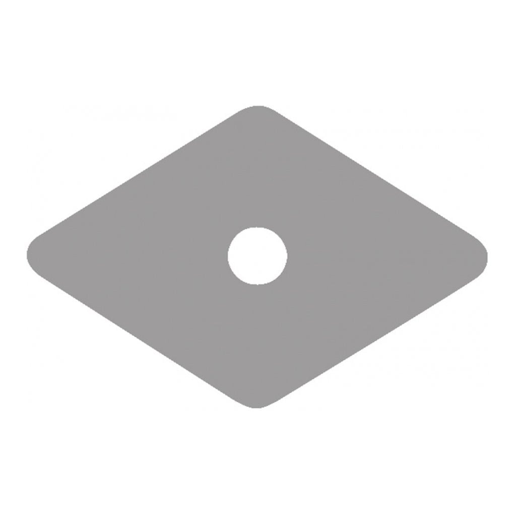 Rondella Romboidale in Plastica mm. 27X27