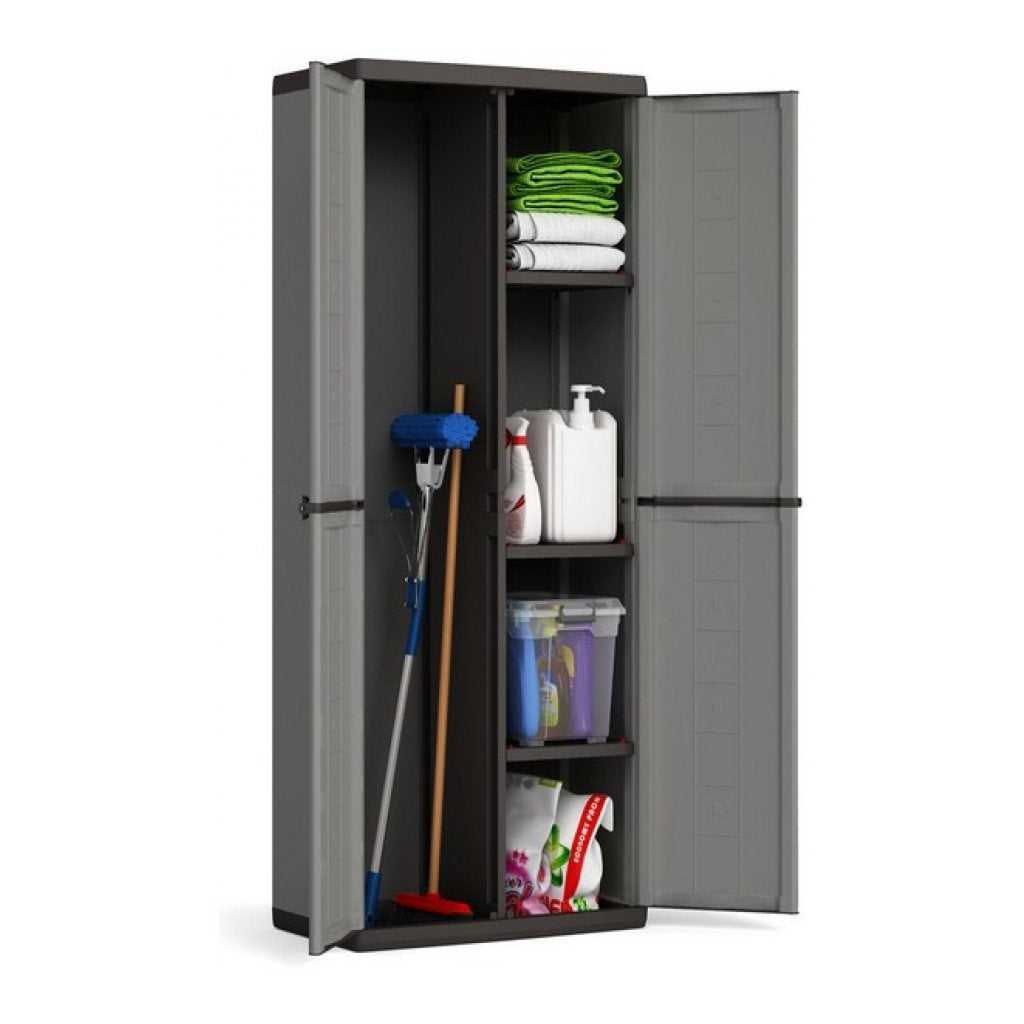 Armadio Portascope Jolly cm. 68X39X166 H Col. Grigio