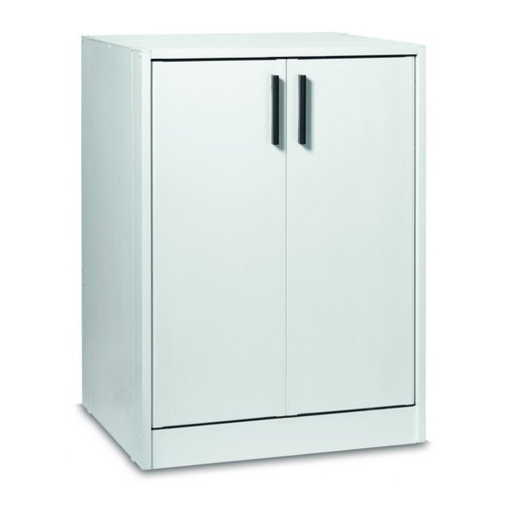 Mobile Coprilavatrice in resina per esterni - bianco - 66,5x59,5xh91 cm