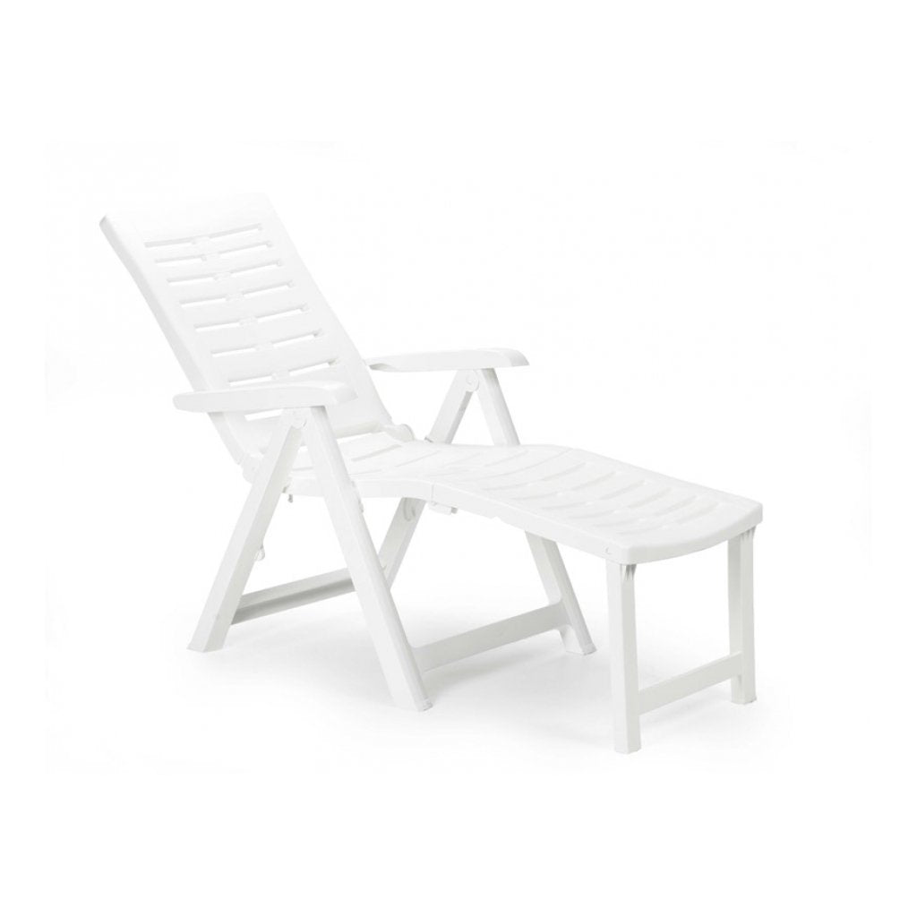 Poltrona Pieghevole Arizona cm. 109X60X108 H Col. Bianco