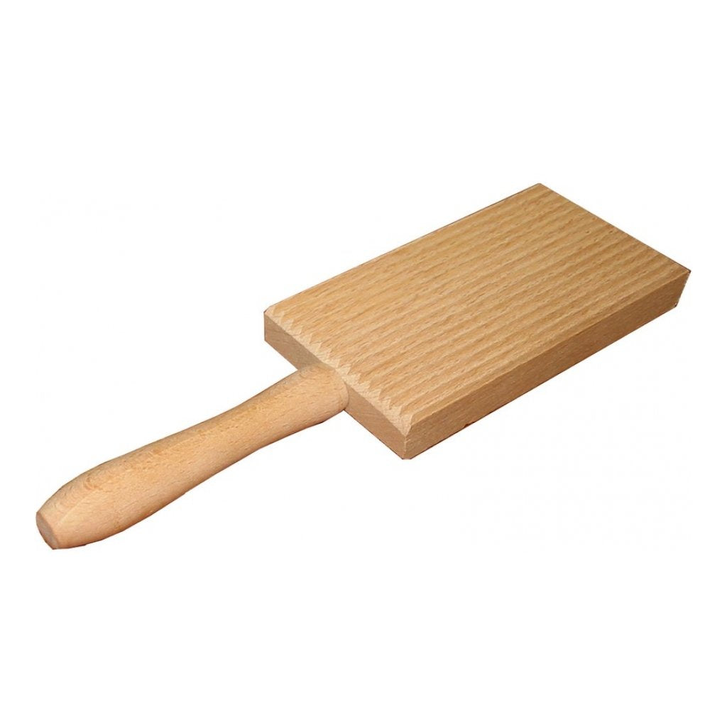 Rigagnocchi in legno con manico - 5,5x1,2 cm - Utensile Cucina