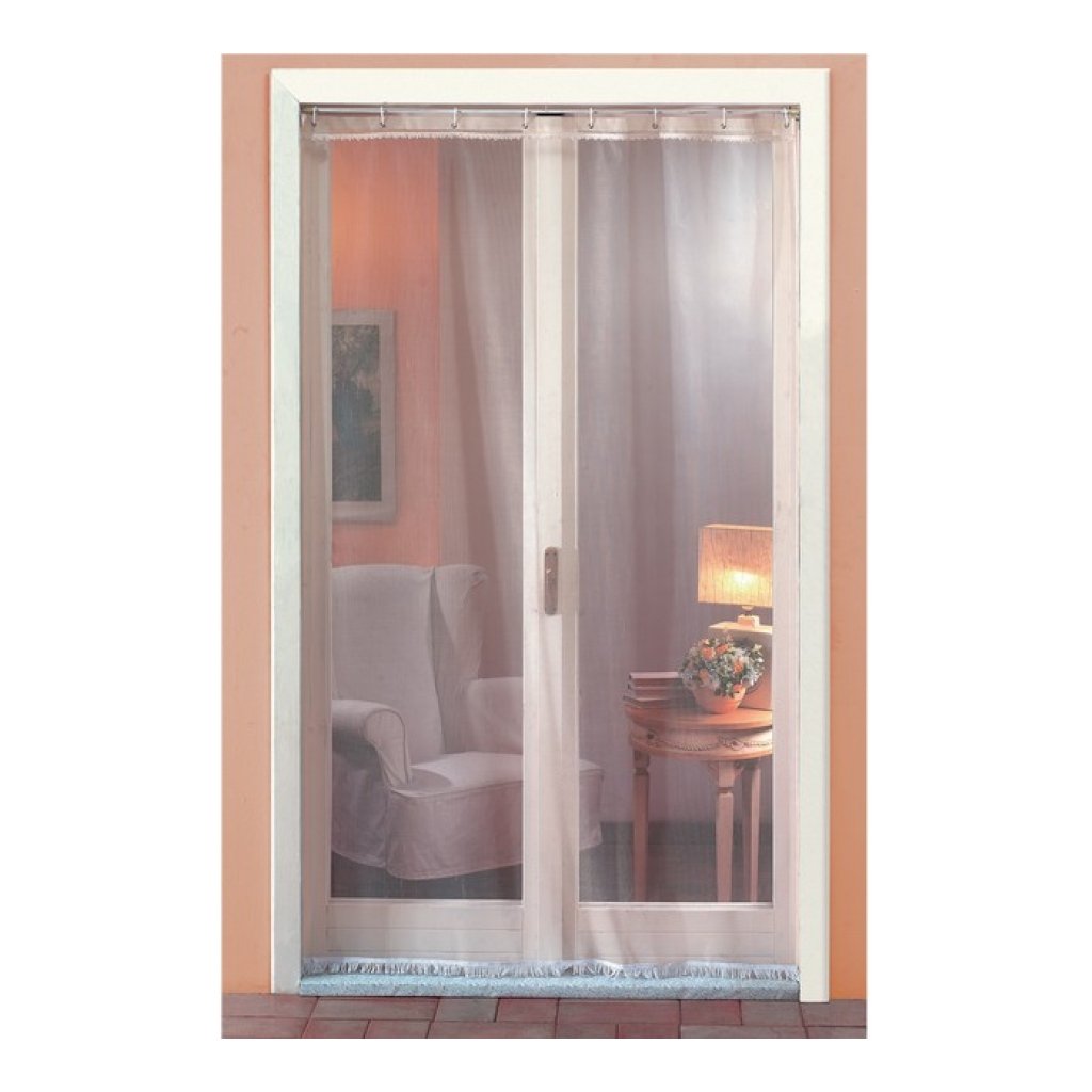 Tenda Zanzariera Moschito con Frangia Ed Occhielli cm.145/150X250