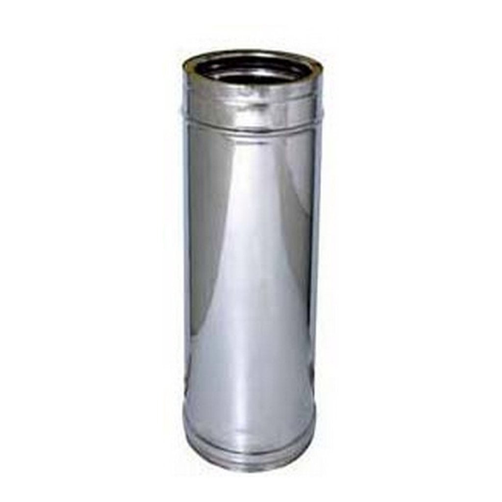 Tubo Doppia Parete per Stufa Ø Interno/Esterno cm. 8/13 H cm. 100