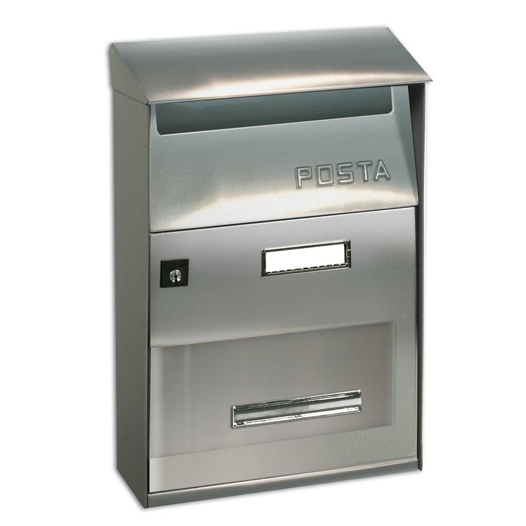 Cassetta postale in acciaio con tetto - 220x110xh325 mm - 13FTIXL'EVO'