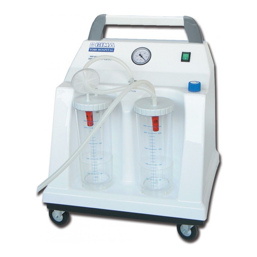 Aspiratore Tobi Hospital-2 Vasi 2L. + Pedale - 1 Pz.