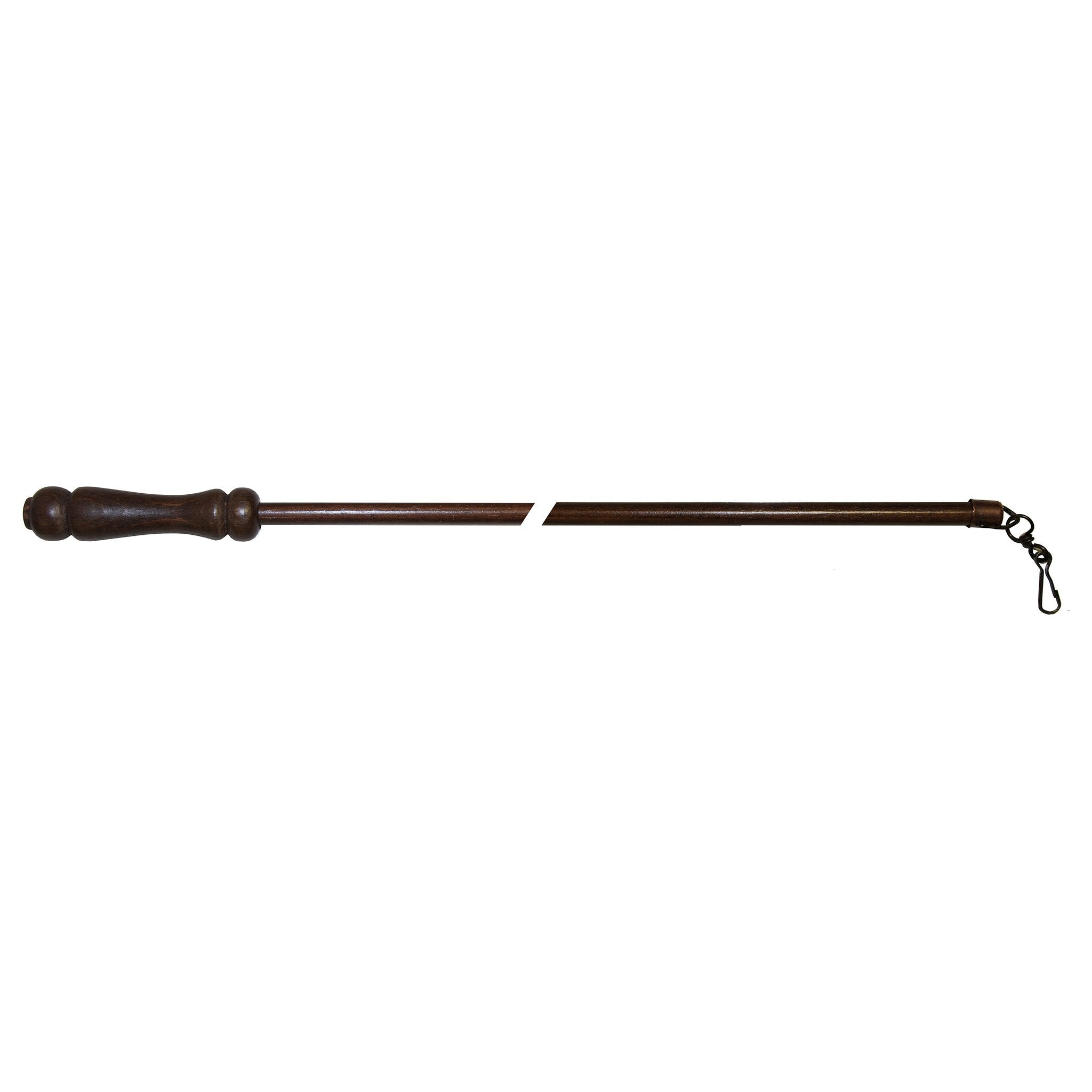 Frusta per bastone tende 125 cm - ciliegio