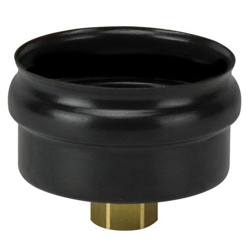 Scarico Condotto con Manico Ottone per Stufa a Pellet - Ø8 cm