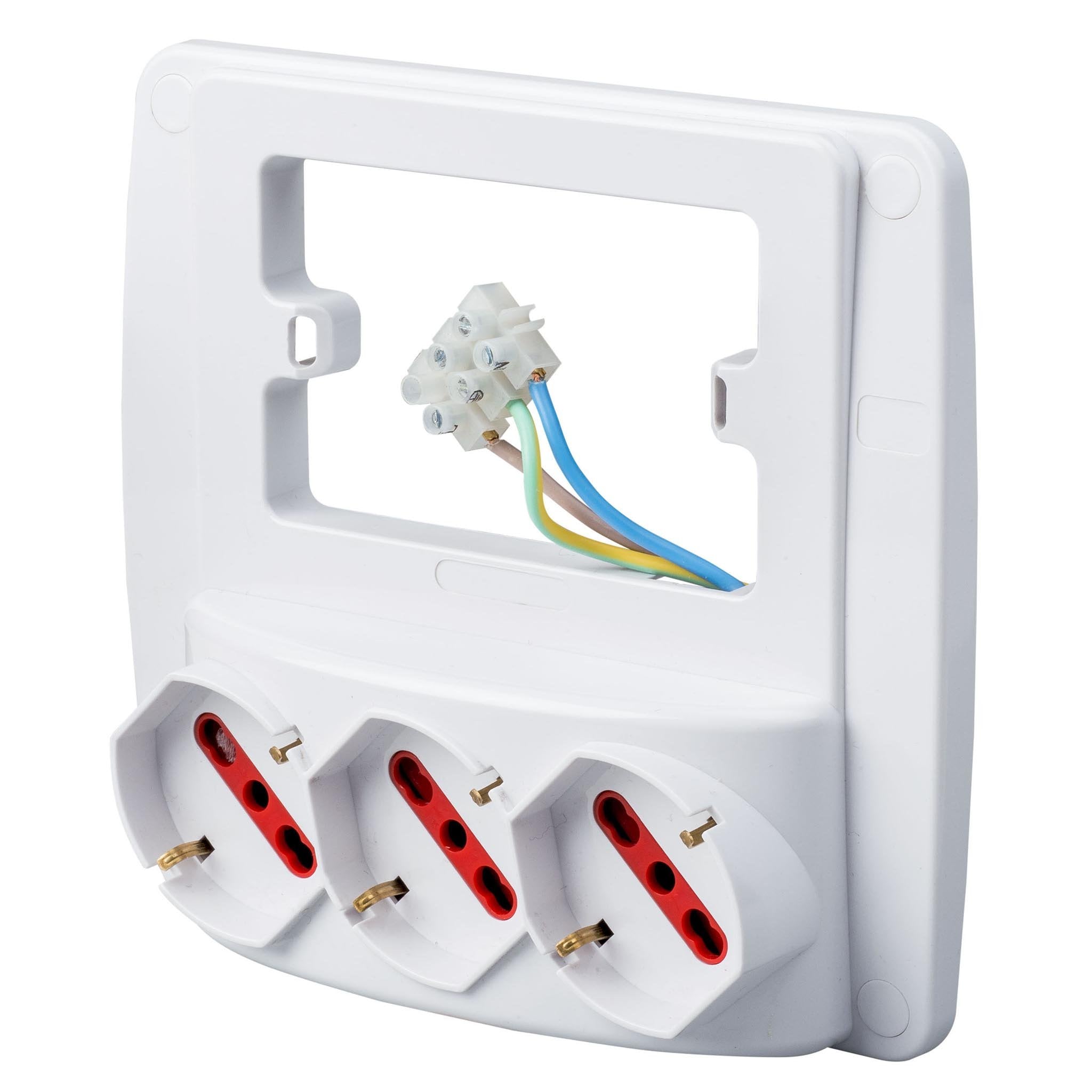 Multipresa da Parete Smart 3P Bipasso Schuko - Rs94132