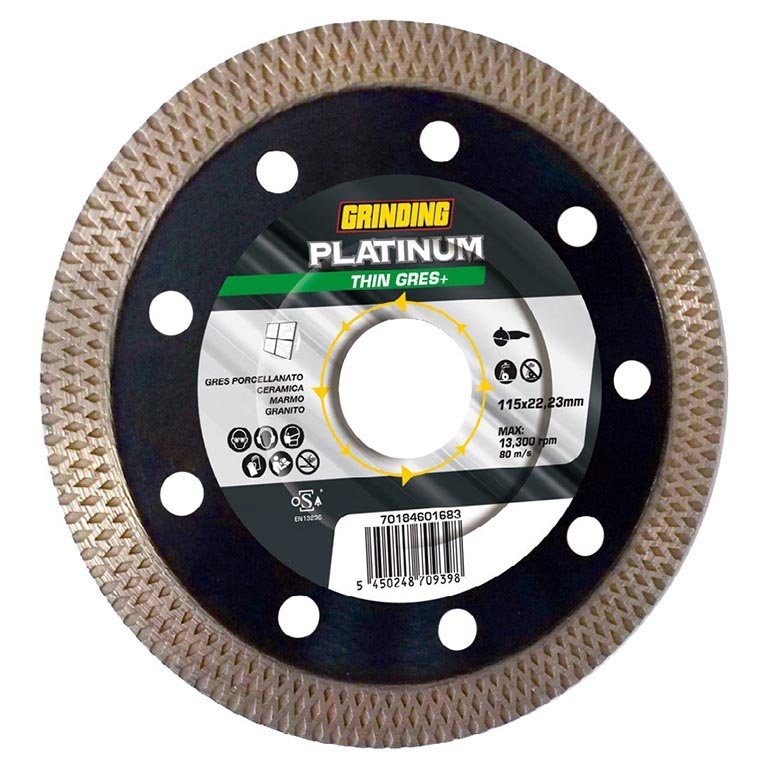 Disco diamantato per gres porcellanato - Ø115 mm - PLATINUM THIN GRES