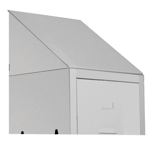 Tetto Inclinato per Armadio Spogliatoio 1 Posto - 36x34 cm