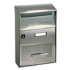 Cassetta postale in acciaio con tetto - 220x110xh325 mm - 13FTIXL'EVO'