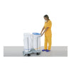 Carrello Portasacco a Pedale - 2 Sacchi - 1 Pz.