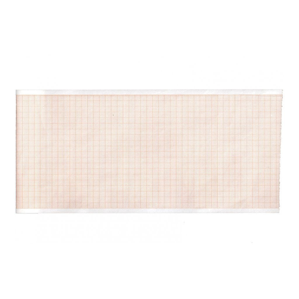 Carta Termica Ecg 110X30 mmxm - Rotolo Griglia Arancio - 25 Rotoli